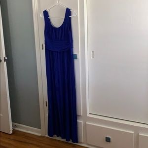 Royal blue maxi dress